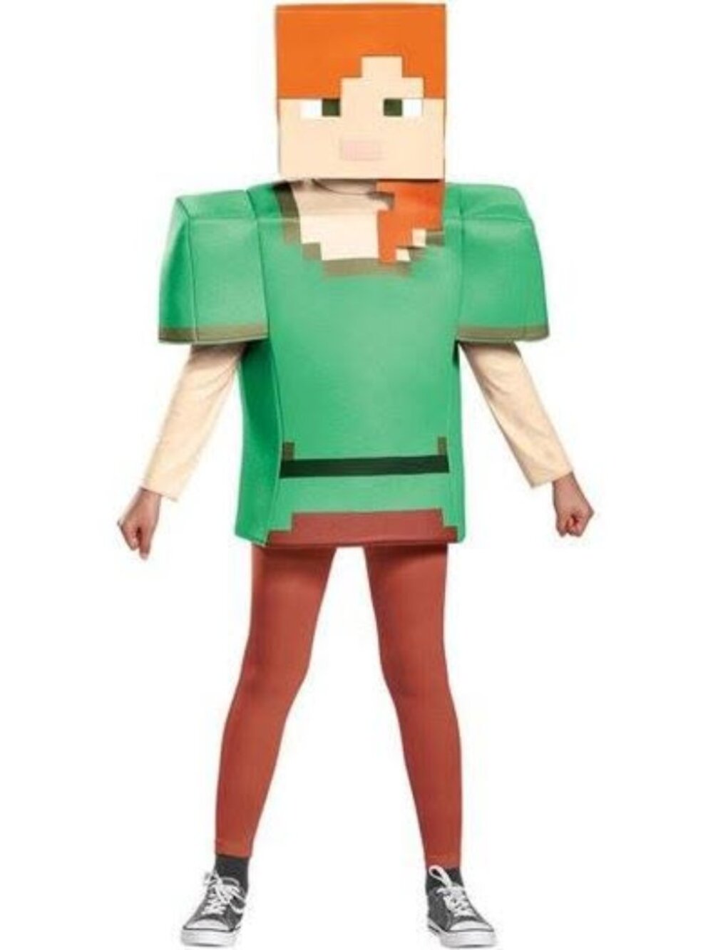 Brand New Minecraft ALEX CLASSIC Costume, Small 4-6X.
